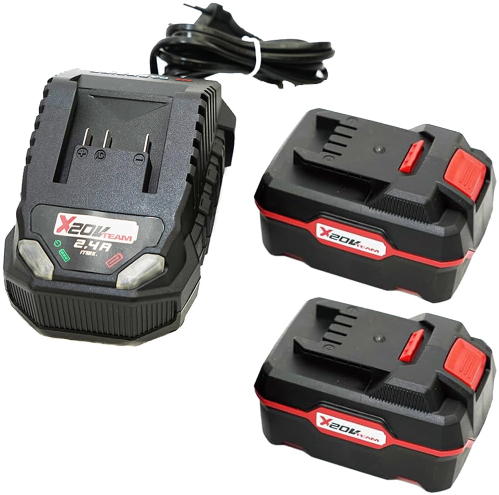 Parkside® Bundle - 2 x akumulator 4 Ah Pap 20 B3 + 1 x ładowarka 2,4 A 20 V PLG 20 C1 - akumulator litowo-jonowy - do serii X20V - 4 Ah
