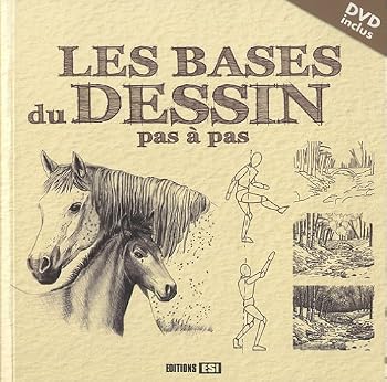 Paperback BASES DU DESSIN - PAS A PAS + DVD (LES) [French] Book