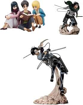 Amazon.co.jp: ノーブランド品 フィギュアセット 進撃.の巨人