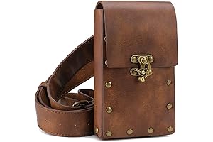 Vintage Leather Waist Bag Belt Pouch