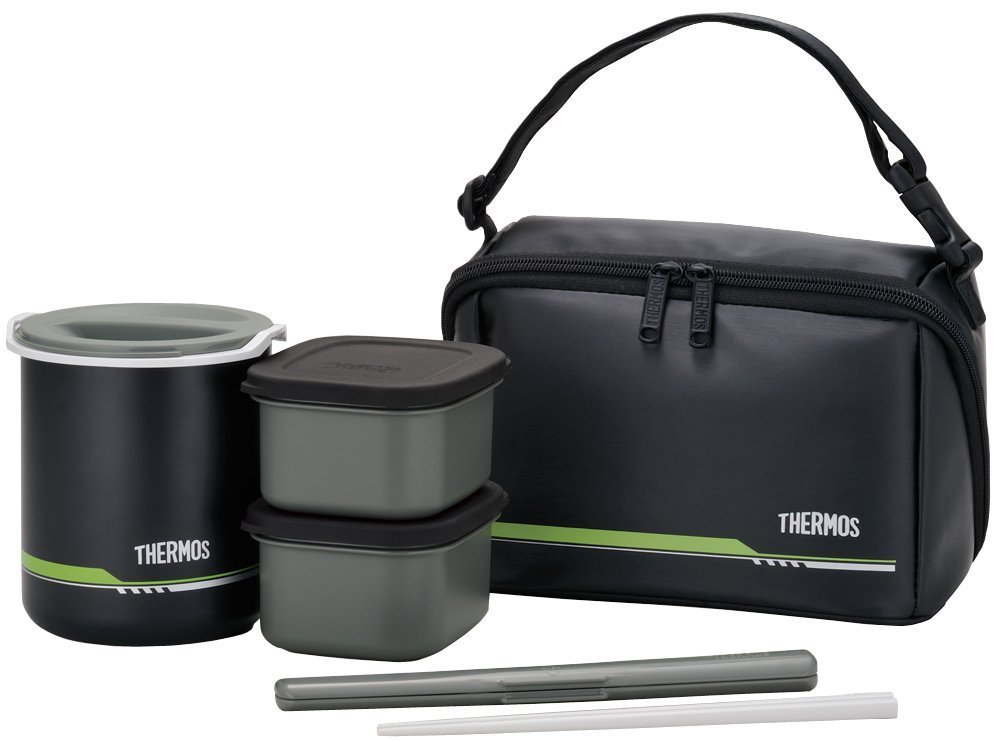 Thermos Matte Black Insulated Lunch Container