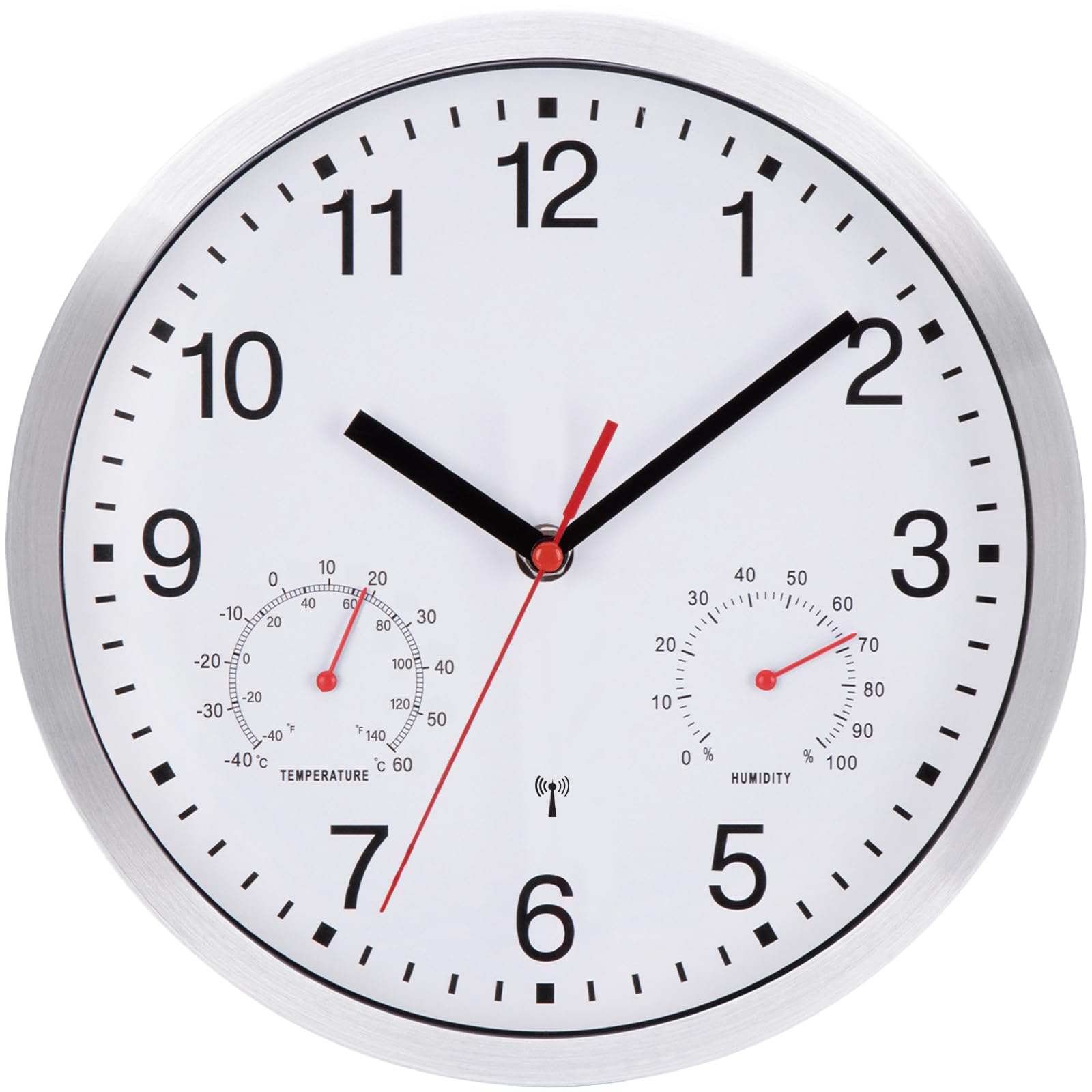 Funkwanduhr Geräuschlos Funkuhr Wand Wanduhr Funk Ohne