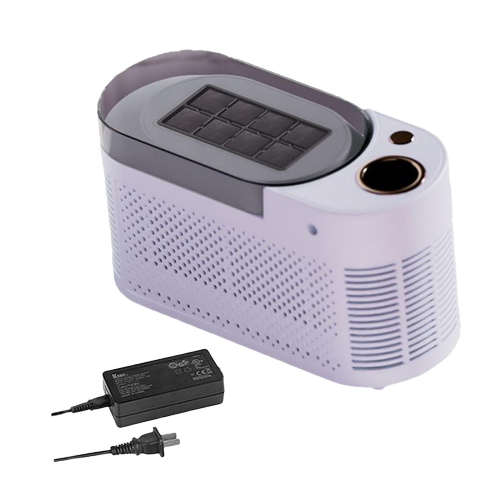 Generic Countertop Ice Maker Machine Mini DIY Drinks Lightweight Compact Ice Machine Portable for Kitchen Travel Camping Party Home, No Car Power Cable