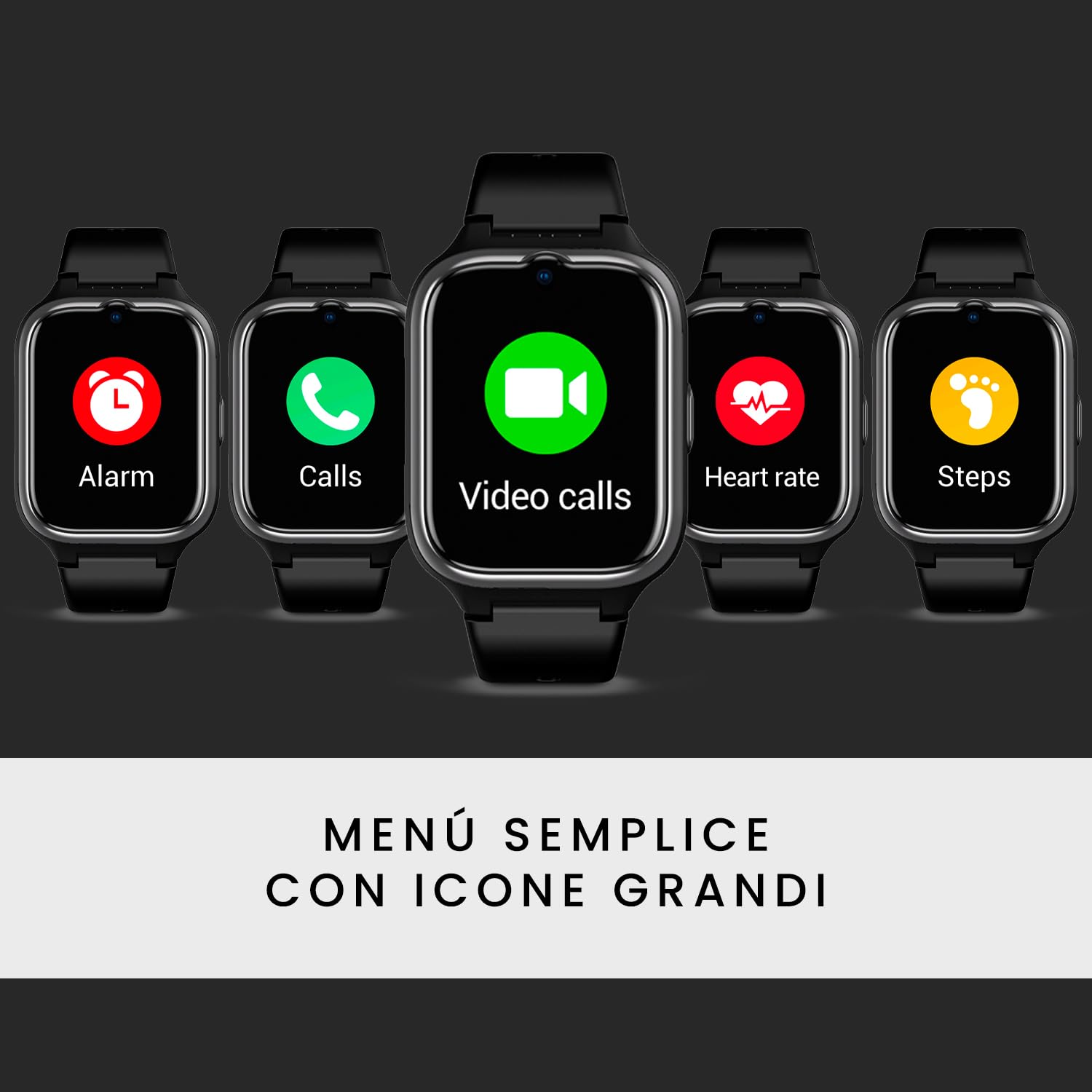 Smart Watch SPC SMARTEE 4G per Senzalettura con SOS e GPS - Dettaglio