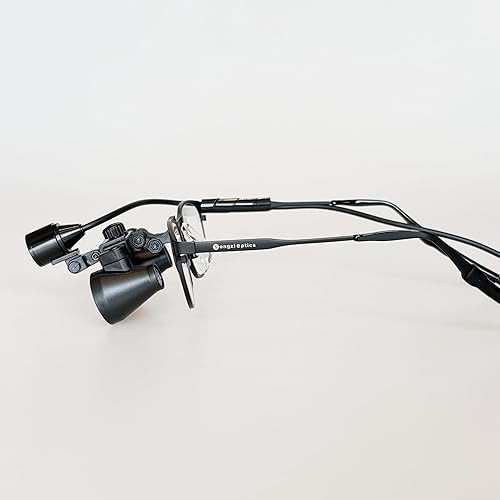 Miniatura 3 de 2.5X 3X 3.5X Opcional Marco de Titanio Binocular Lupas Quirúrgicas Dentales con Faro Led de Alto Brillo (Distancia de Trabajo: (14.173-18.110 in) R