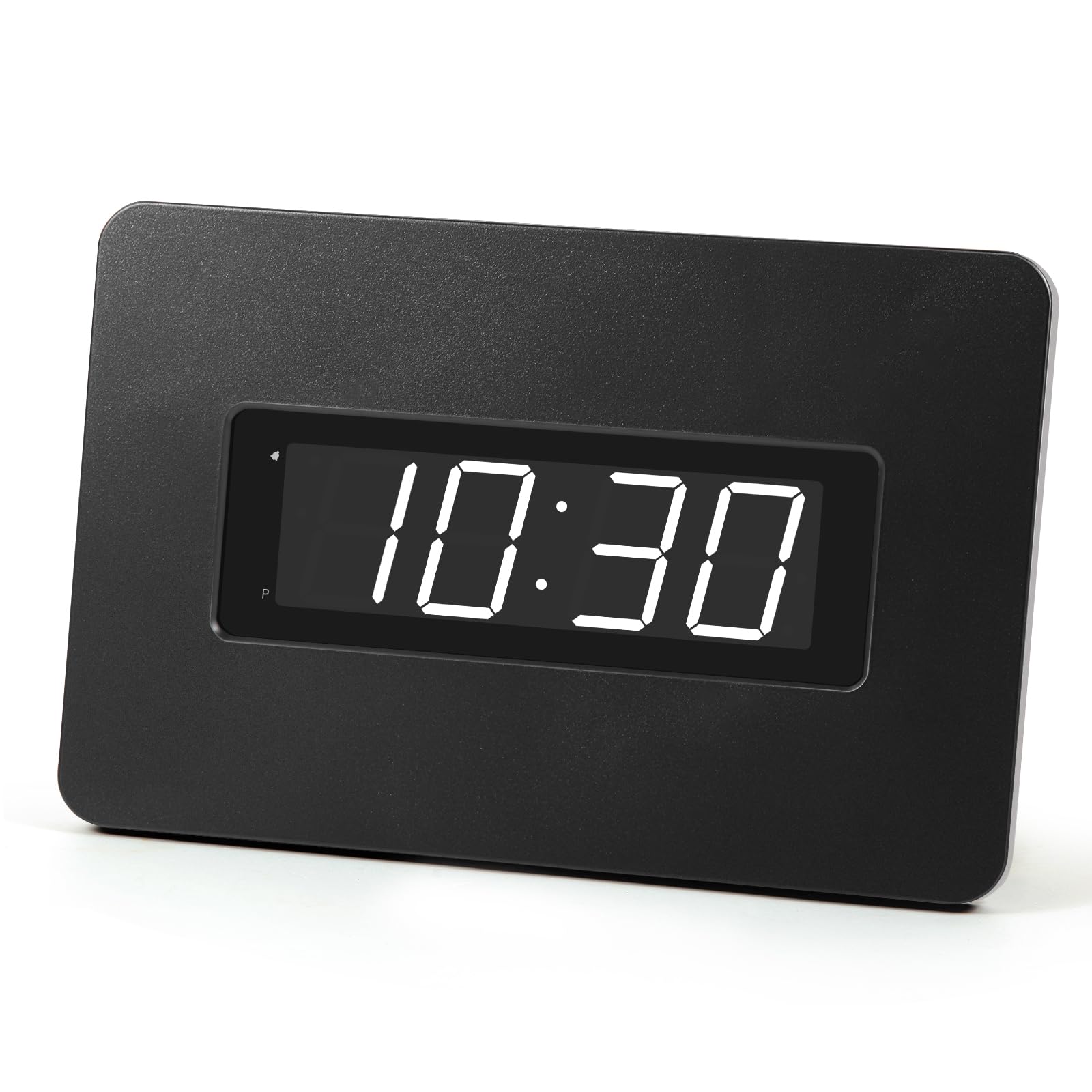 Horloge murale numérique LED au design plateau de table élégant