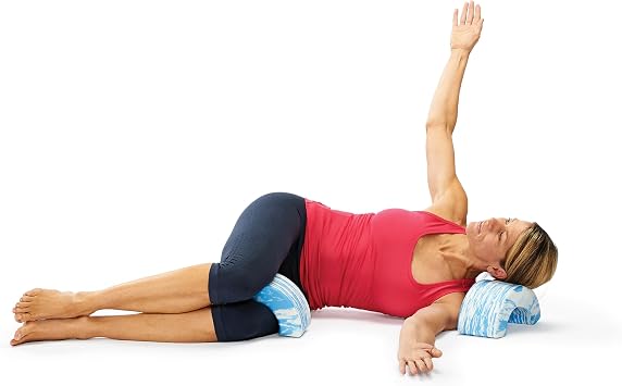 OPTP PRO-Roller Arch - Foam Roller Support and Positioning Tool Use with 6-Inch Diameter Large Foam Rollers, A Short or Half Round Foam Roller