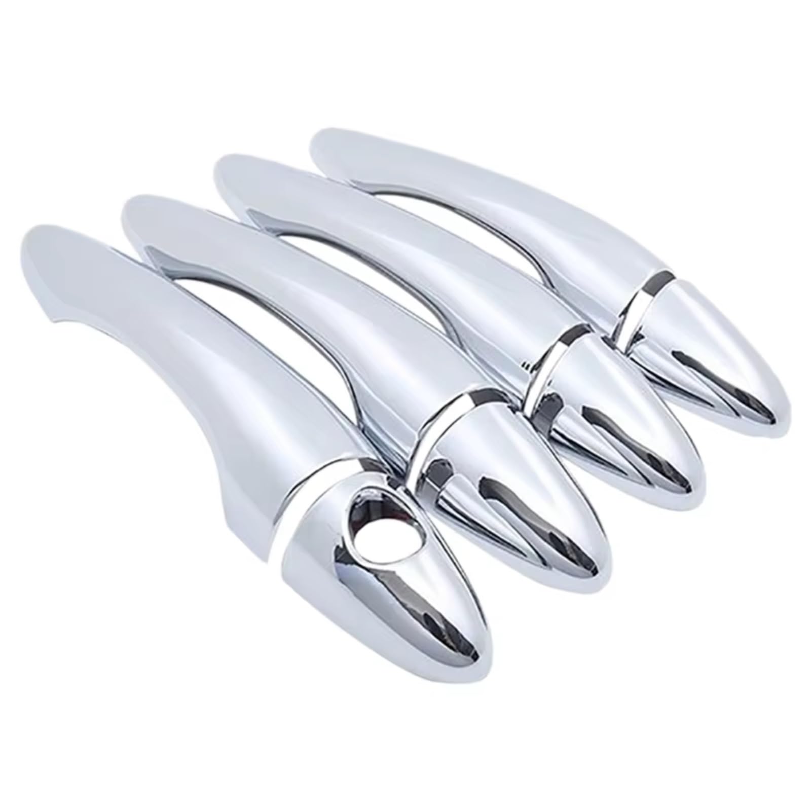 CEWSUIO Door Handle End Caps Compatible with KIA for Sportage MK3 SL 2010-2015 Chrome Door Handle Cover Refit Car Accessories Stickers Decoration Parts