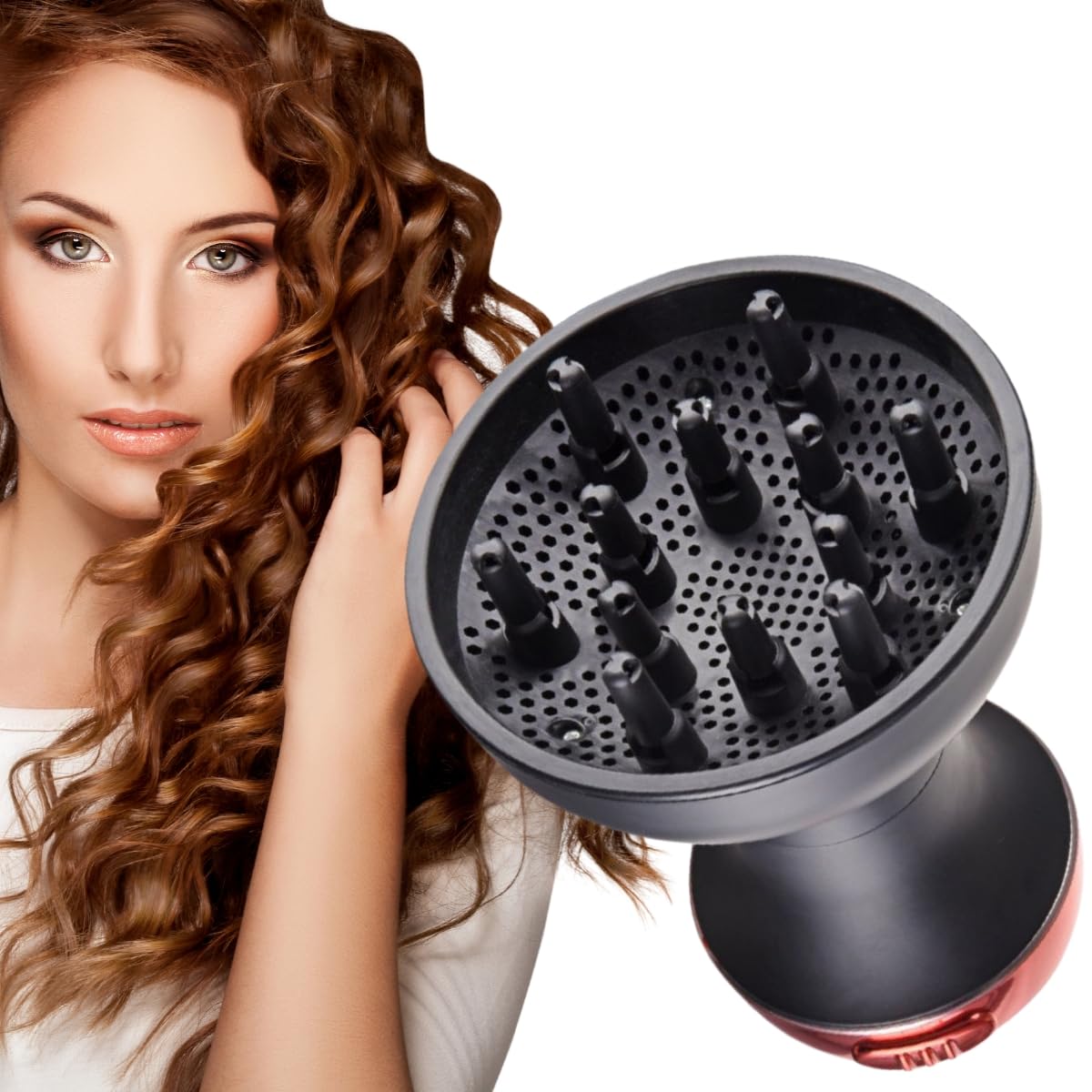 Difusor Secador de Cabelo de Silicone Compacto 700W