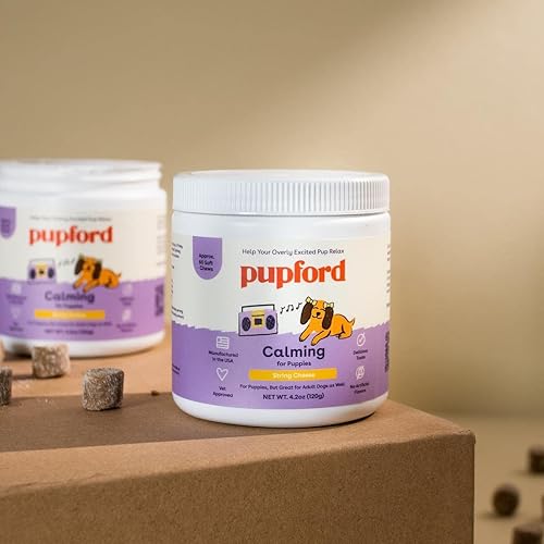 Miniatura 9 de Pupford Suplemento calmante para cachorros y perros adultos, fabricado en los Estados Unidos, aprobado por veterinarios, sin sabores artificiales,