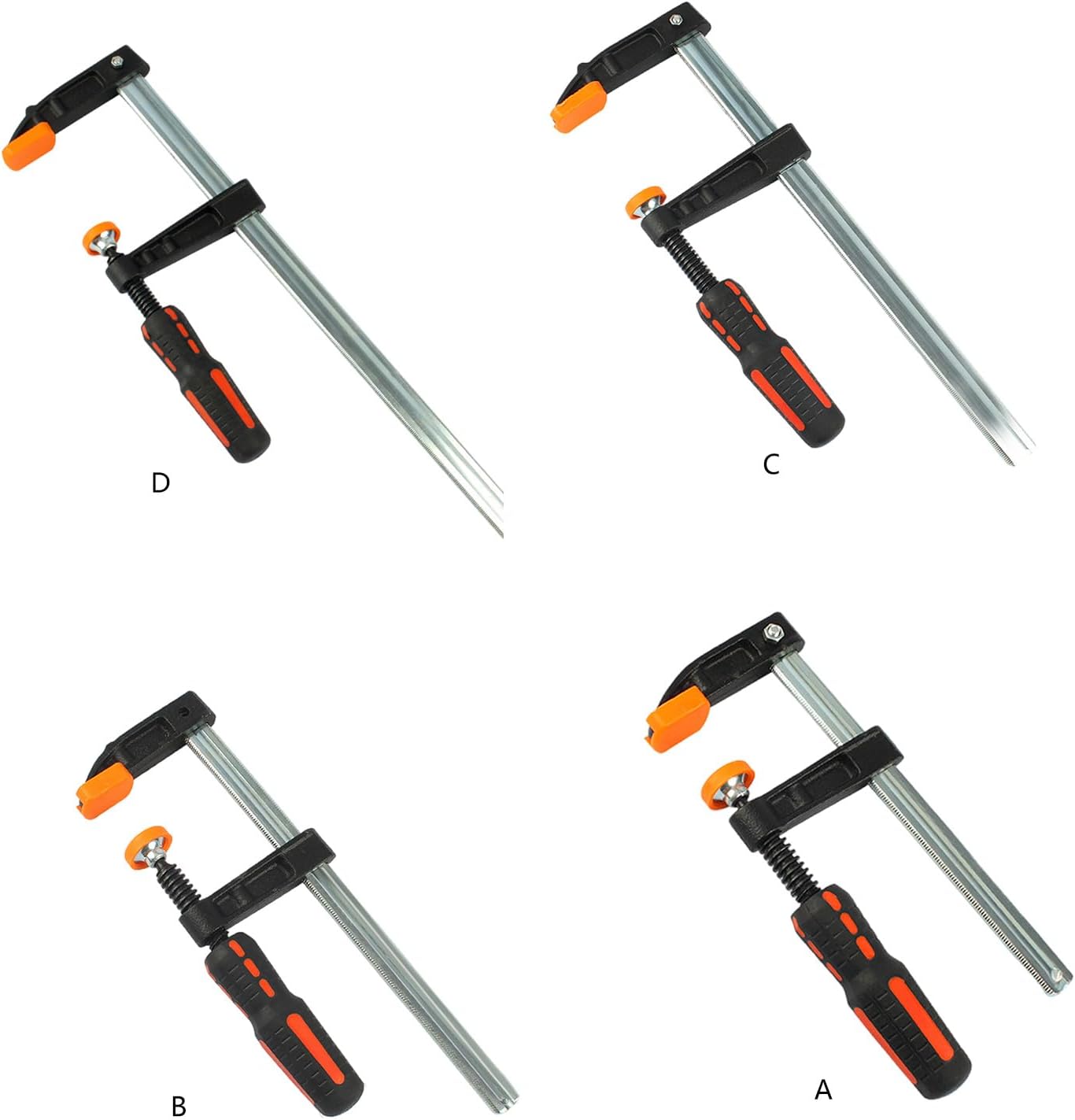 Ergonomically F Clamp For Secure Holding In Woodworking And Handicraft Projects Metal Working Clamp Fixing Hand Tool Woodworking Tool