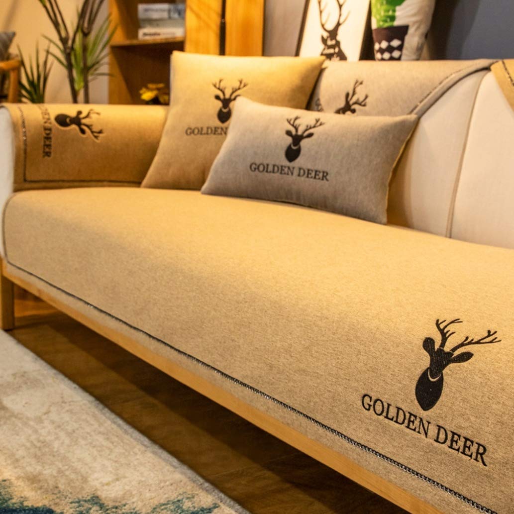 Amazon ソファーカバー 3人掛け 1 2 3 4人掛け 90 180cm 肘付き おしゃれ ソファーカバー かけるだけ 肘なし 3人掛け 刺繍 L字 カラー シェニール織風 カウチカバー マルチカバー 肘掛けあり フリンジ 洗濯可能 厚手 滑り止め 北欧風 テーブルクロス ソファカバー