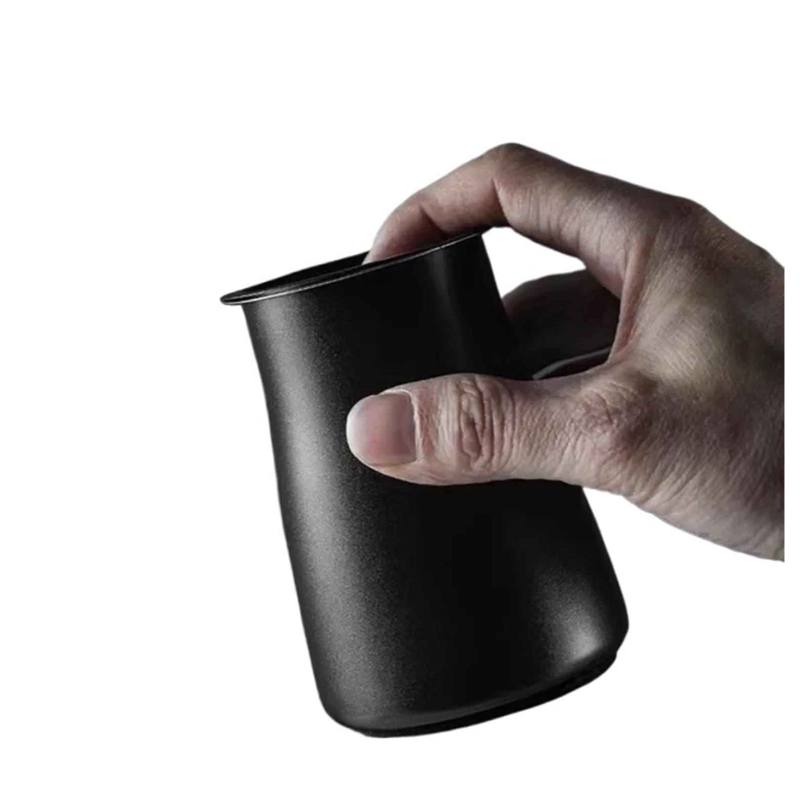 Kompatibel Mit Kaffeepulverfilter, Pulverbecher, Edelstahl-Kaffeesieb Mit Deckel, Bohnenmühle, Brühwerkzeug(Black)