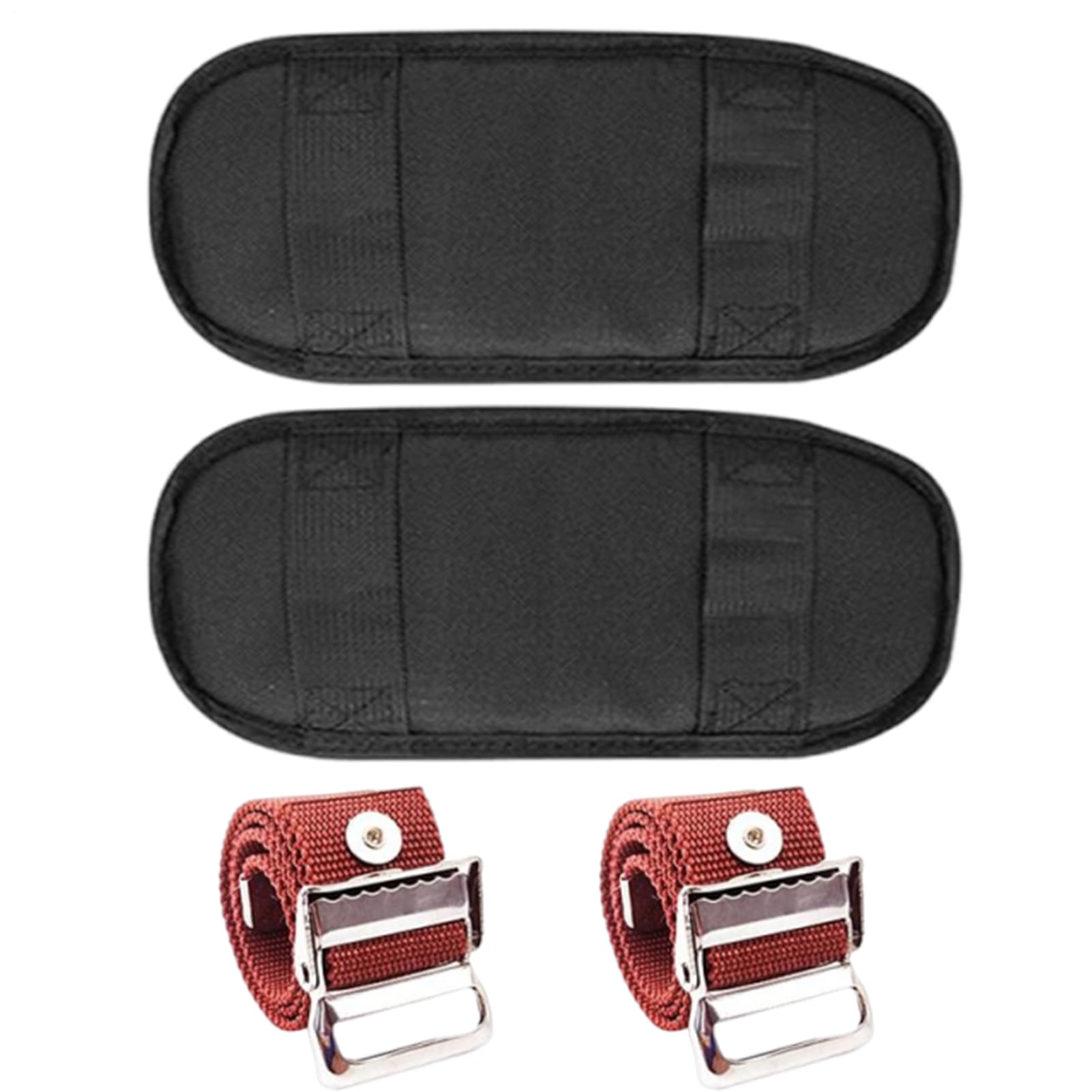 Almohadillas Repuestos Zancos | Arneses Protectores Para Piernas De Zancos De Yesero,Equipo De Seguridad Ajustable De Nylon Para Construcción, Pintura, Decoración Del Hogar Y Enyesado