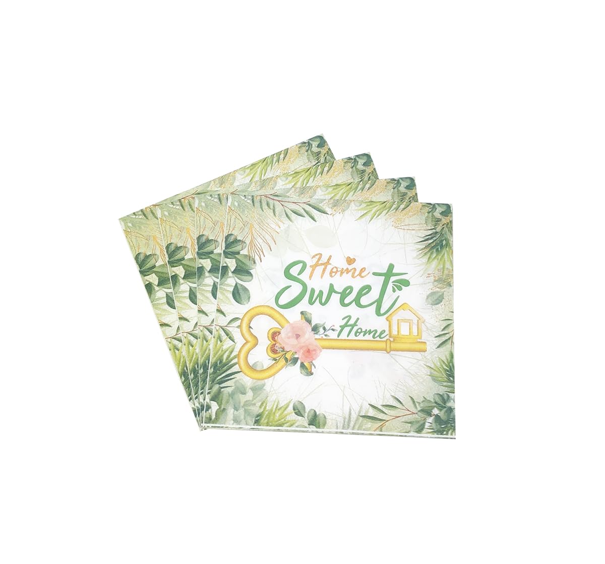 40 Pcs Home Sweet Home Paper Napkins Housewarming Party Decorations New House/Welcome Back/Family Home Theme Party Supplies Cocktail Beverage towel