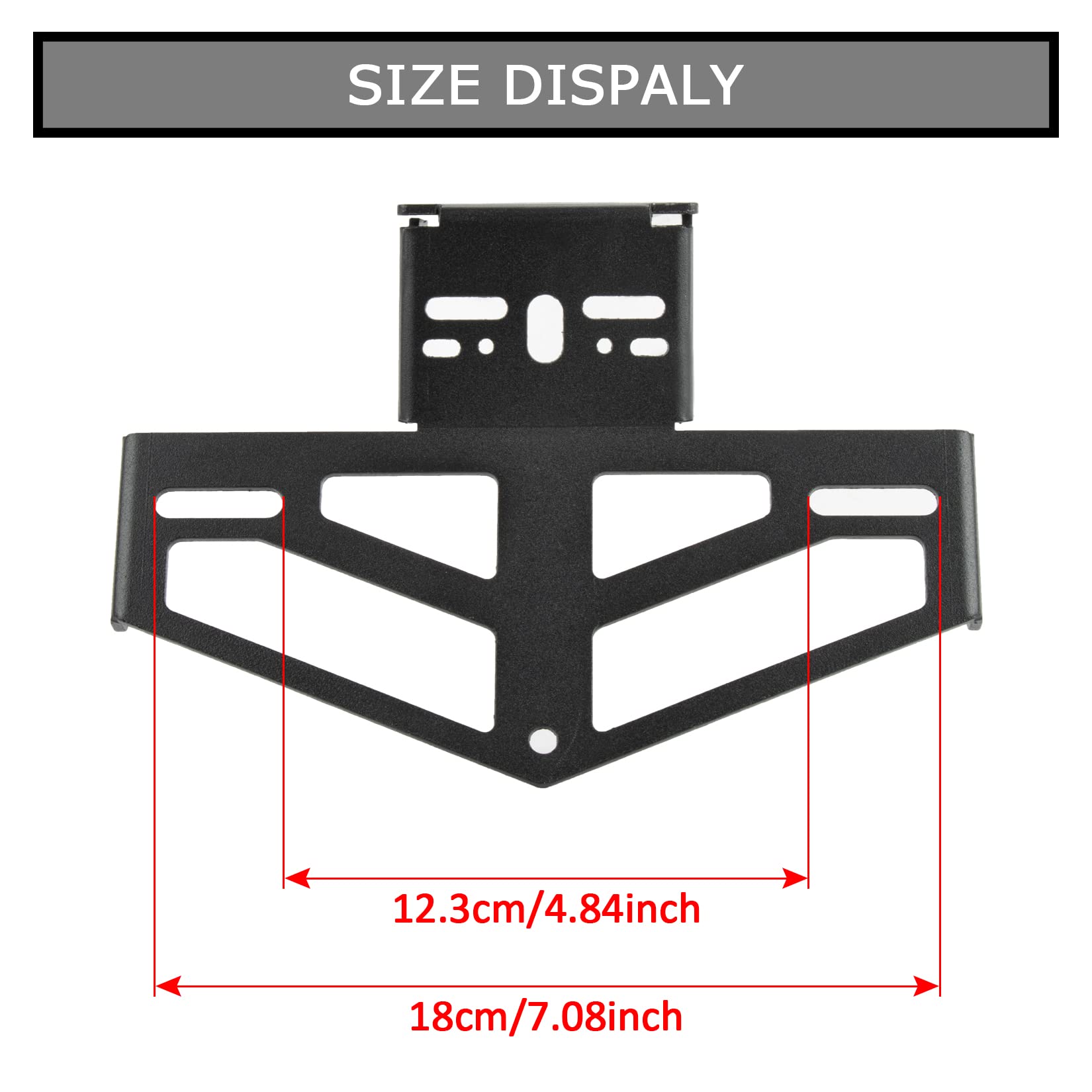 Staffa per Targa per Ninja 250 400 Z400 2018 2019 2020 2021 2022, PSLER Portatarga Accessori per Moto