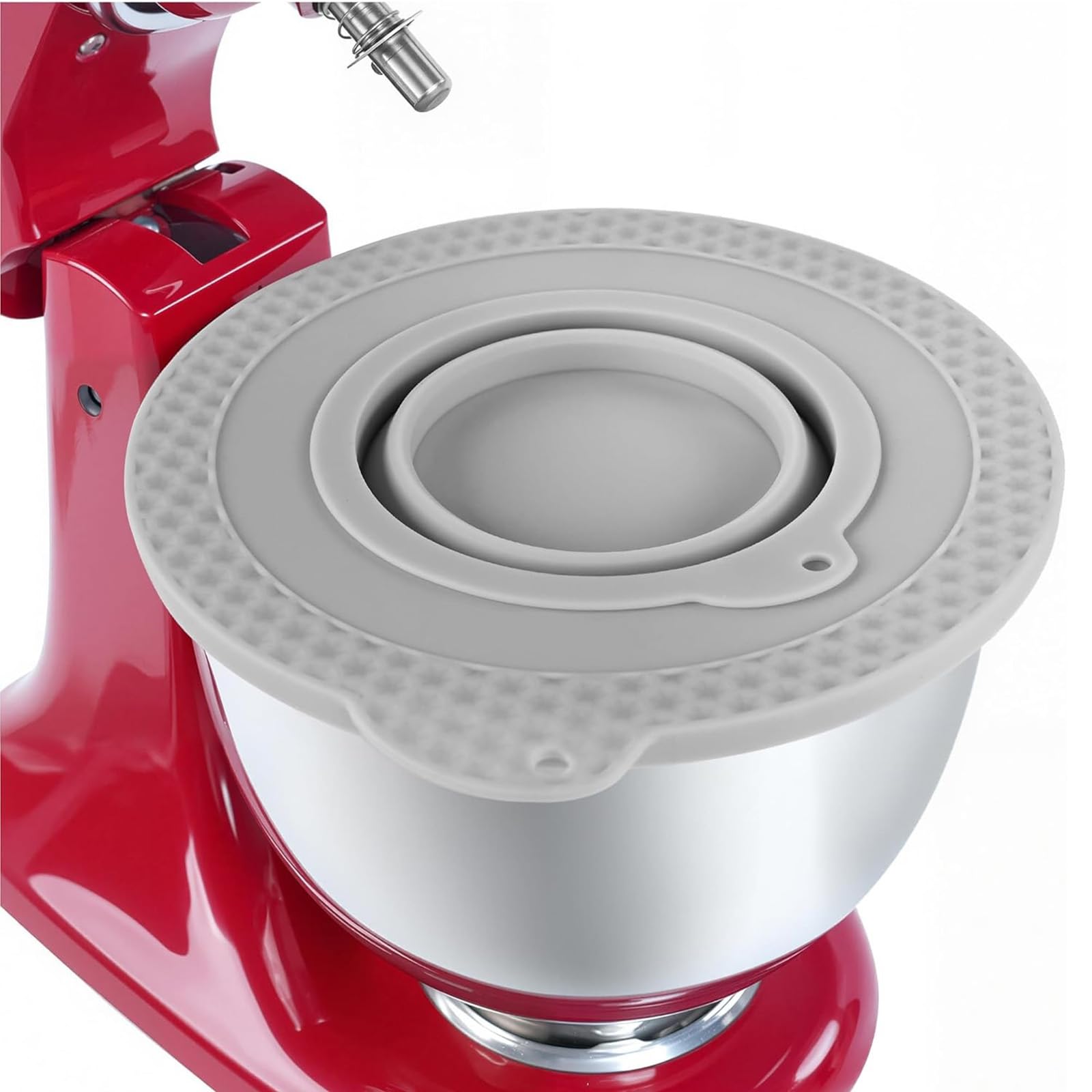 Fahoujs Stand Mixer Splash Guards 6QT 7QT Bowl Covers Maintain Clean Workspaces When Blending Thick Batter Mixer Spill Proof Lid