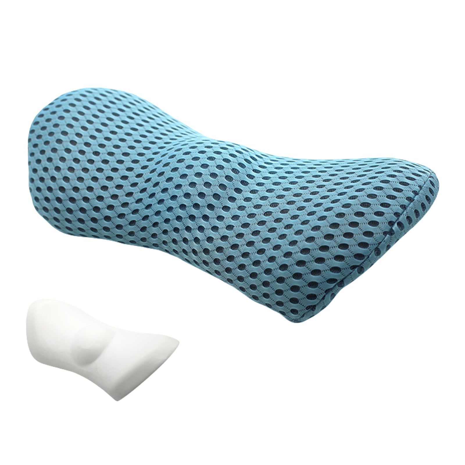 Nucelit Lumbar Cushions for and Traveling, Memory Foam Cores with Breathable Materials for Chair Cushions