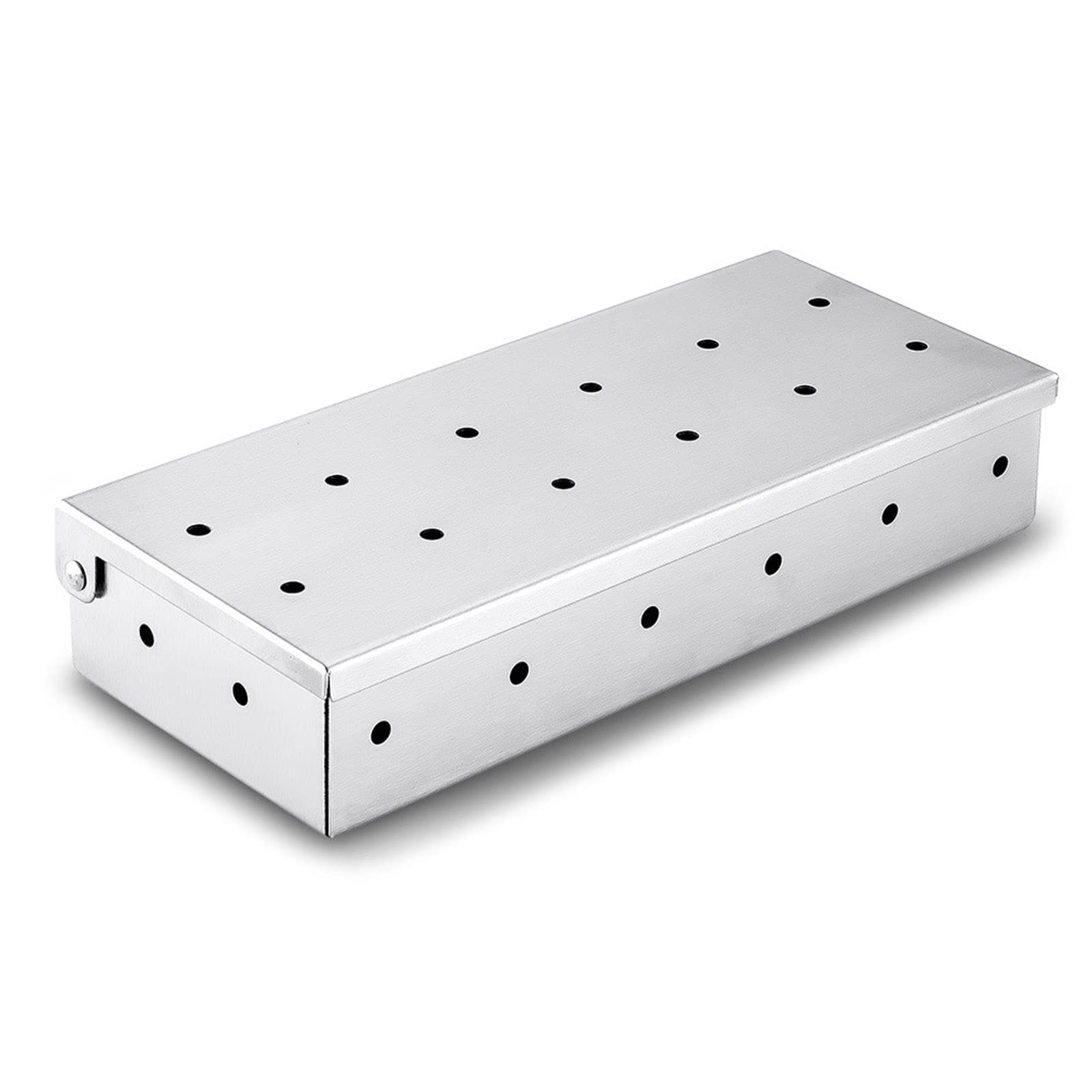 Pellet de madera y carbón vegetal en caja ahumadora para cenas de verano