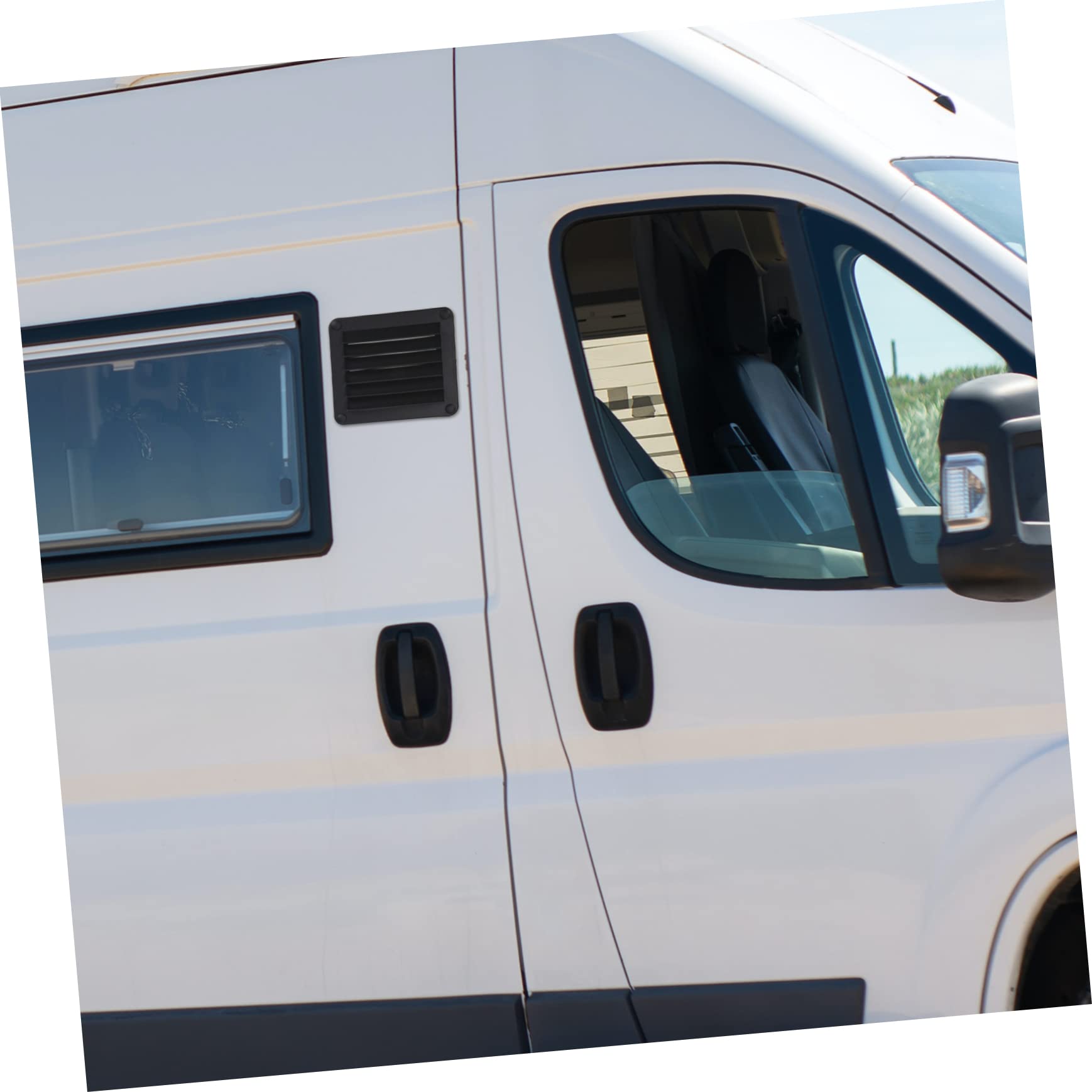 ifundom Boat Louvered Vent Cover Durable Ventilation Panel for Boats Yachts and Caravans Easy Install Exhaust Vent Accessory