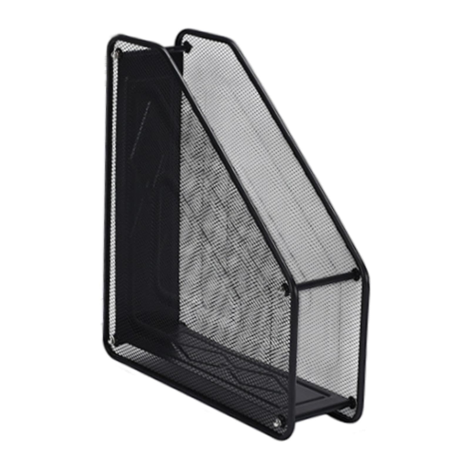 Desk Magazine File Holder Sturdy Stable Document Rack for Home Office School 1 Compartment-picture-25