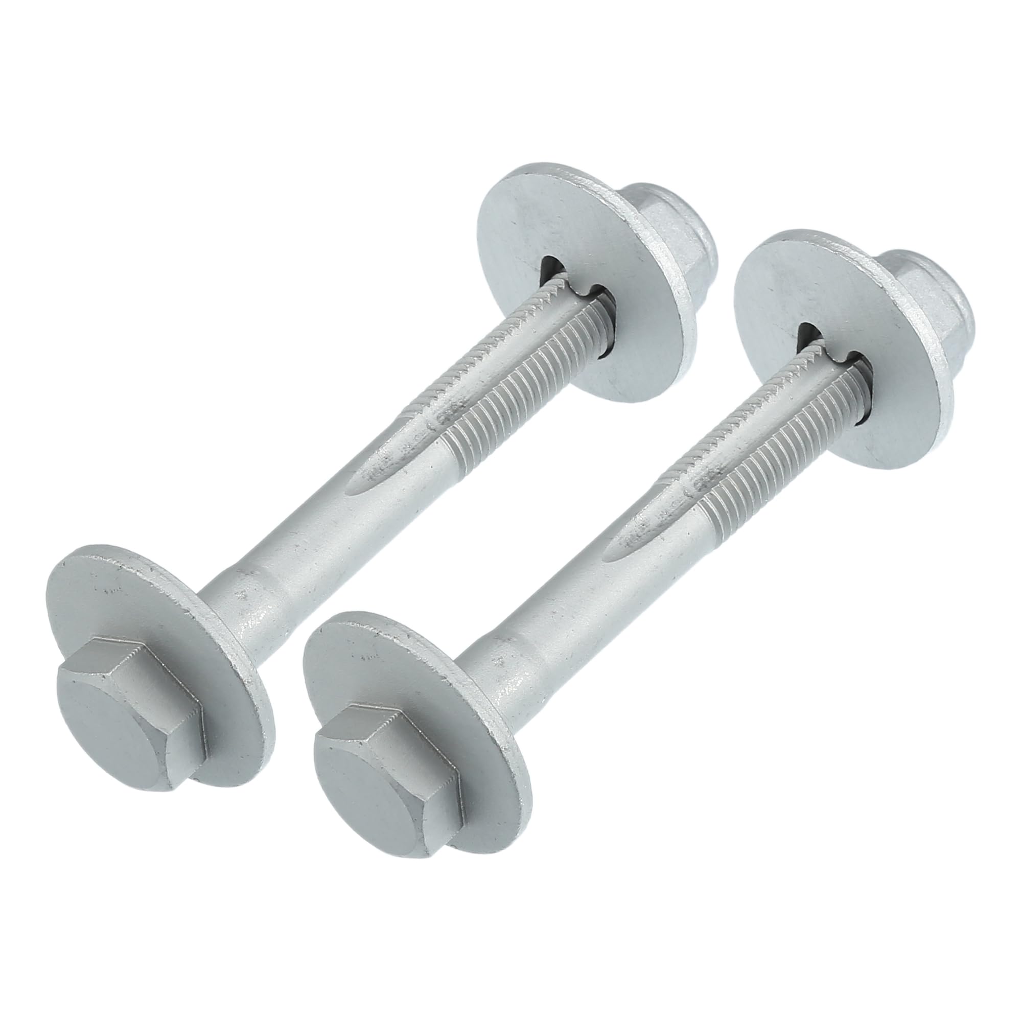 QUARKZMAN Boulons Excentriques Carrossage pour Volkswagen R32 08 2Pcs | Ton Argenté, Métal, 11.1X3.5X3.5 Cm, M12 X 1.5, No.1K0501387D, Pour Volkswagen Golf 2010-2021