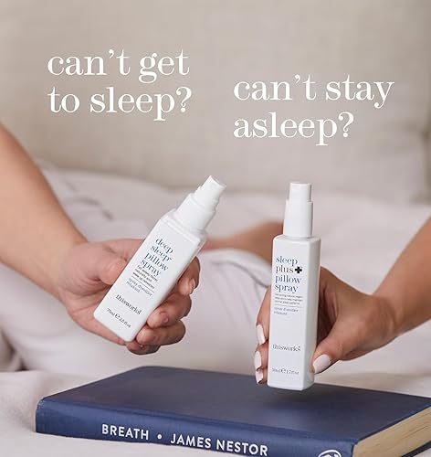 Miniatura 5 de THISWORKS Sleep Plus - Spray de almohada de acción rápida con aceites esenciales de lavanda, vetiverto y manzanilla, 3.3 fl oz