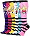 ICONOFLASH Casual Knee High Socks in Assorted Colors, 6 Pair Bundle Pack