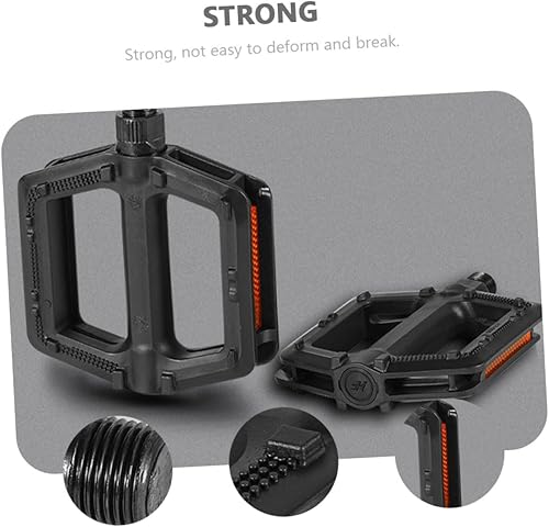 Miniatura 7 de BESPORTBLE 1 par de pedales de bicicleta Pedales de plataforma de bicicleta Pedales planos de bicicleta Pedales de montaña Pedales de montaña