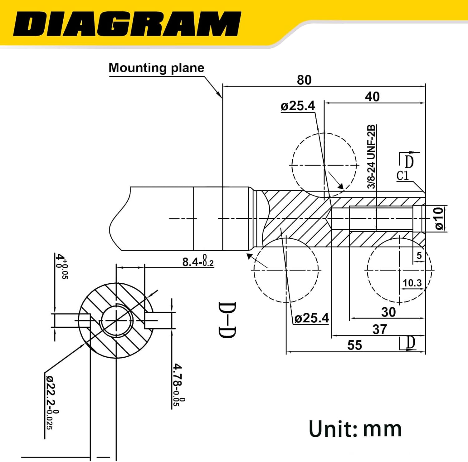 Aceup Energy Gas Engine Vertical Shaft, 4.4HP 173cc 4-Stroke OHV Gas Motor with Primer for Lawn Mower, EPA Compliant