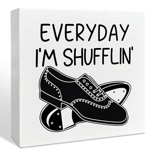 Tap Dance Teacher Wooden Box Sign Decor, Tap Dance Teacher