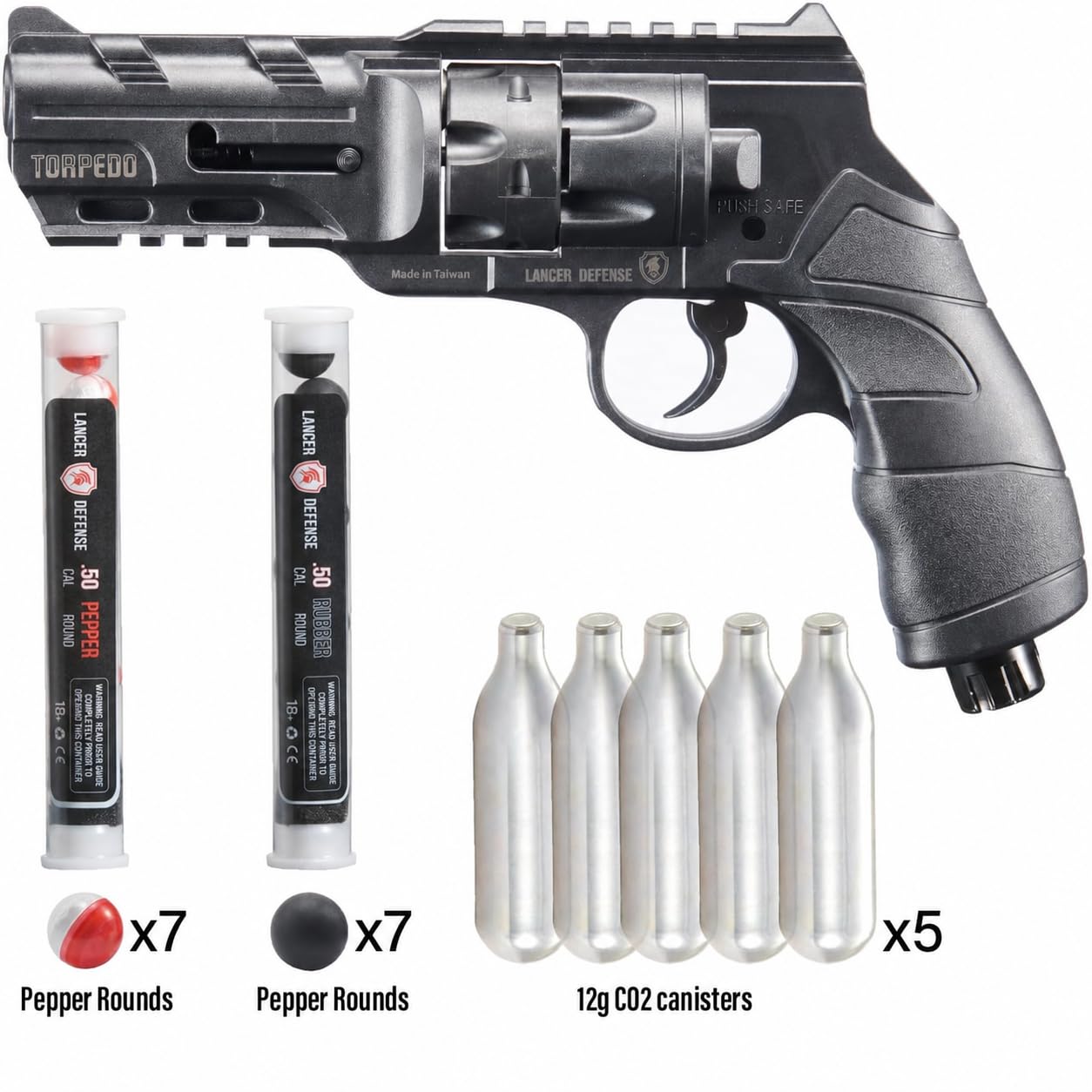 Amazon.com : Lancer Tactical Defense .50 Caliber Training Pistol
