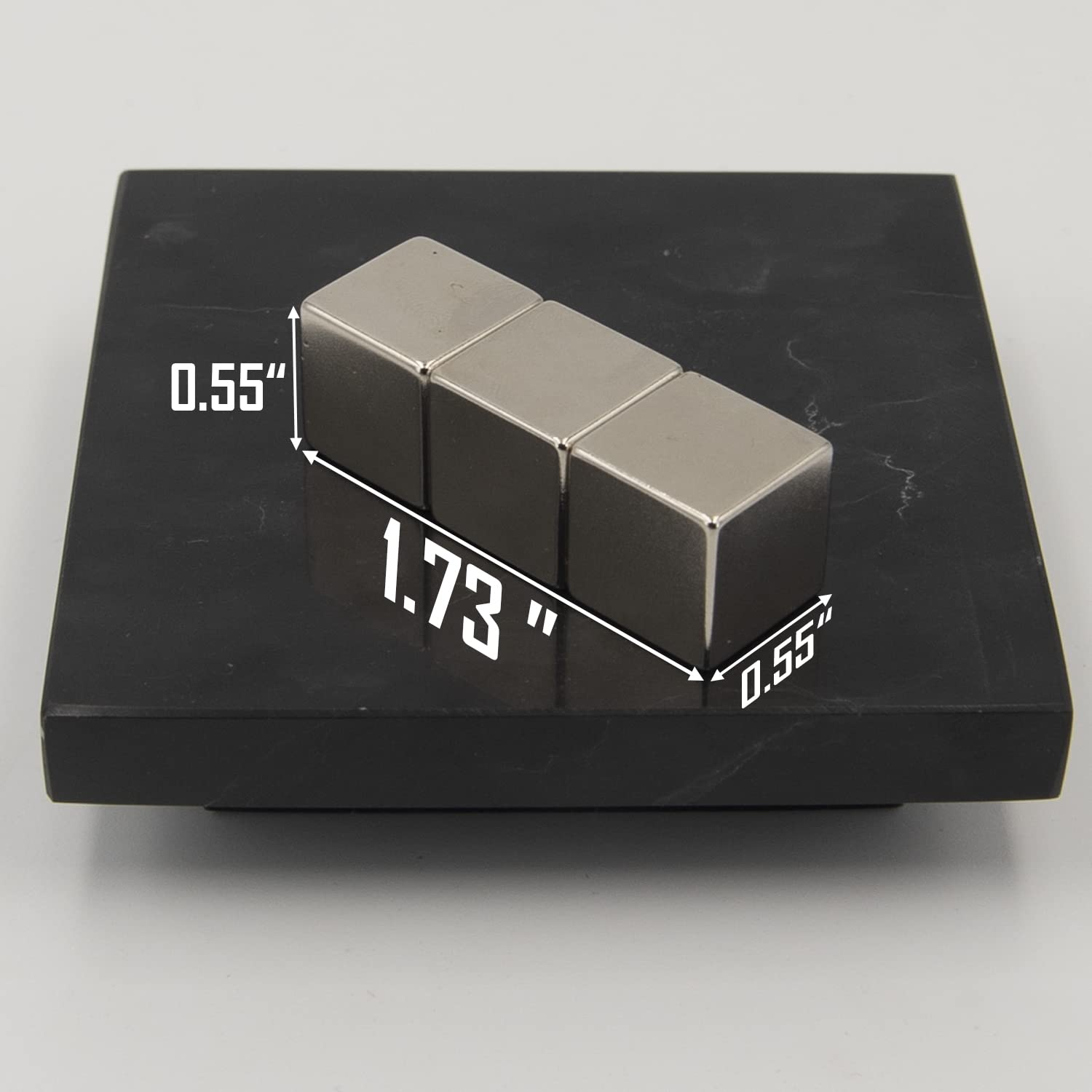 REALTH Neodymium Square Magnets Cube 0.6'' 3 Pack — Amazon image 2