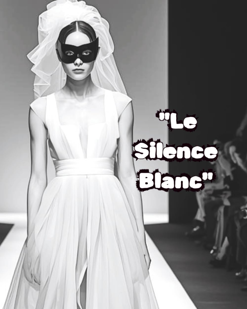 "Le Silence Blanc": AVANT-GARDE COLOURING BOOK (AVANT GARDE HAUTE COUTURE)