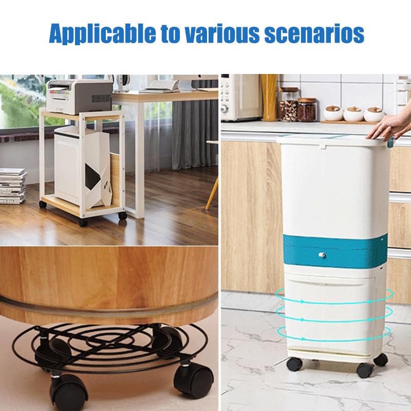 Roulettes avec Frein universelles et pivotantes de 1,5 Pouce pour charge stable