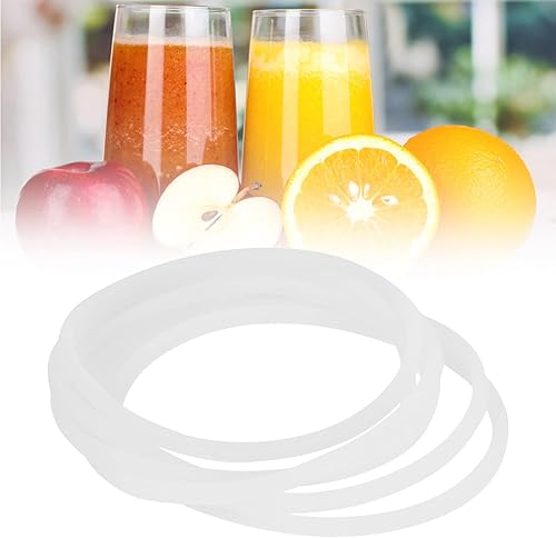 Miniatura 2 de Anillo de sellado de junta de goma de repuesto, anillo tórico blanco junta hermética de silicona anillos de sellado para cuchilla cruzada plana