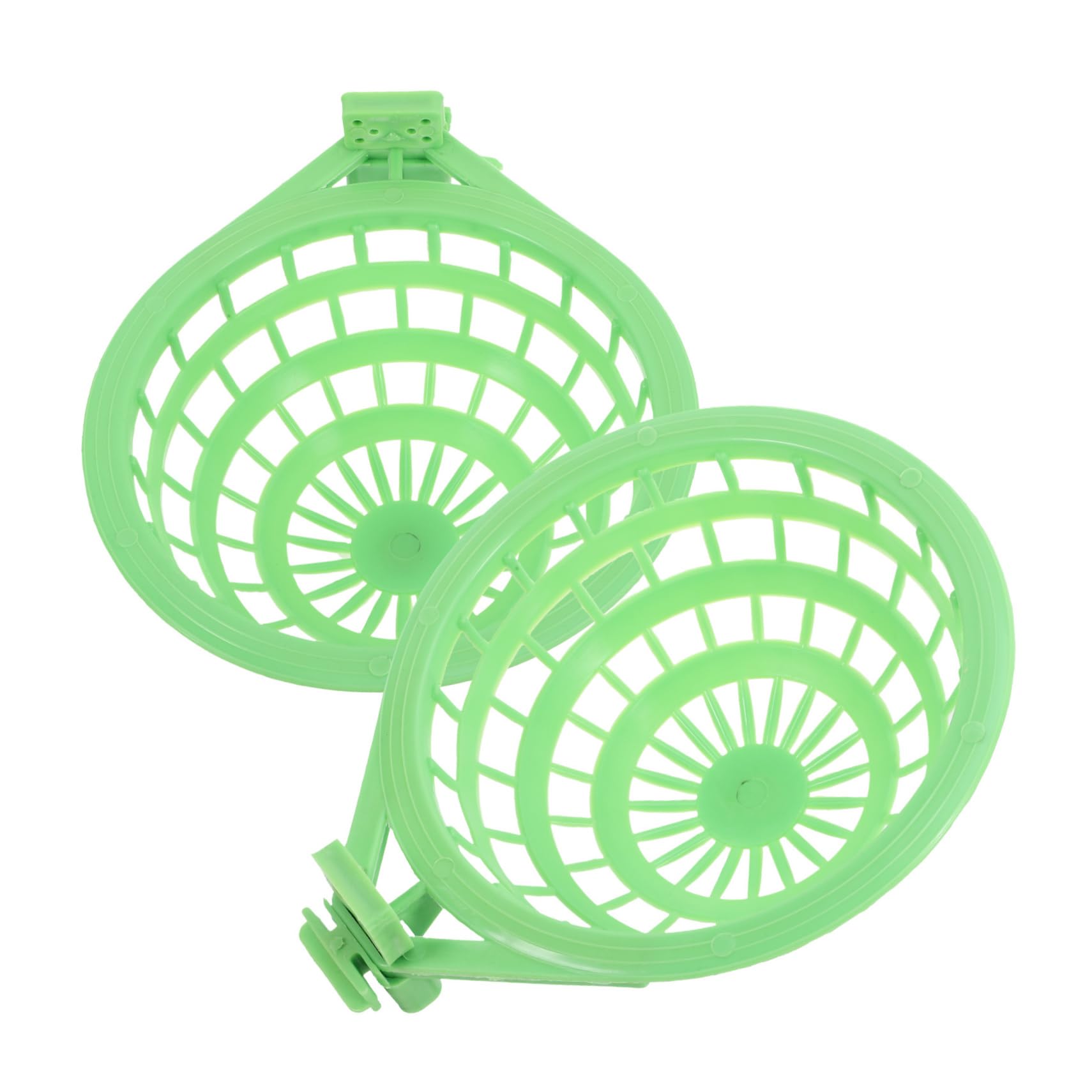 VICASKY 2Pcs Bird Nest Storage Holder Sealed Plastic Basin for Bird Supplies and Container for Home Outdoor Use Excellent Workmanship Strong Load Bearing