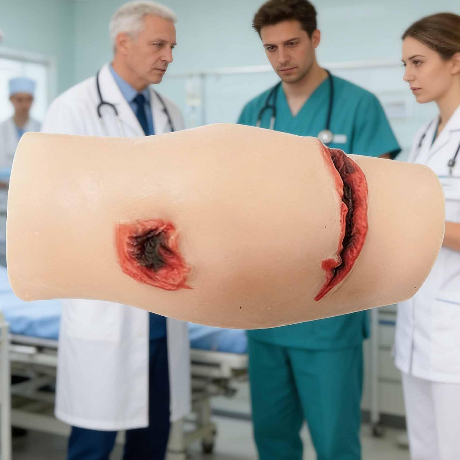 Kontrolowanie Krwotoku Symulator Zatamowania Krwawienia, Model Opaski Uciskowej, Kompleksowa Praktyka Hemostazy W Rzeczywistości I Regularne Szkolenie W Zakresie Kontroli Krwawienia, W Celu Ćwiczenia