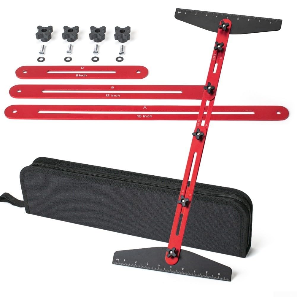 Medidor de escalera, herramienta de medición de escalera plegable de