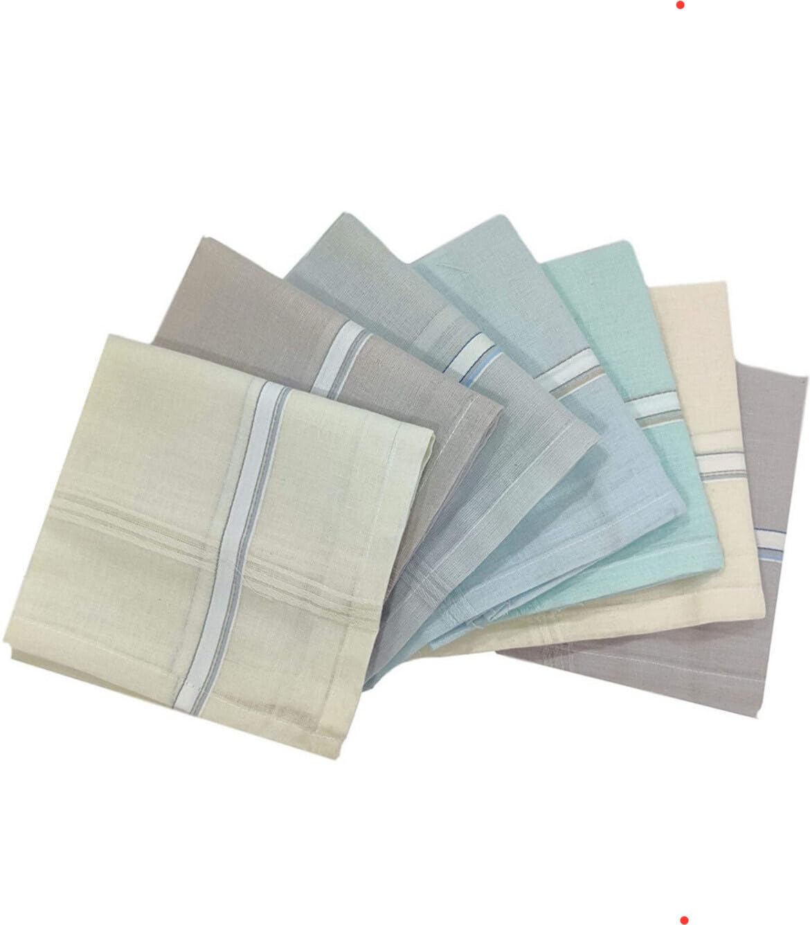 Handkerchiefs for Men & Women | Soft, Absorbent & Reusable PURE COTTON HANDKERCHIEFS PACK OF 12-image-40