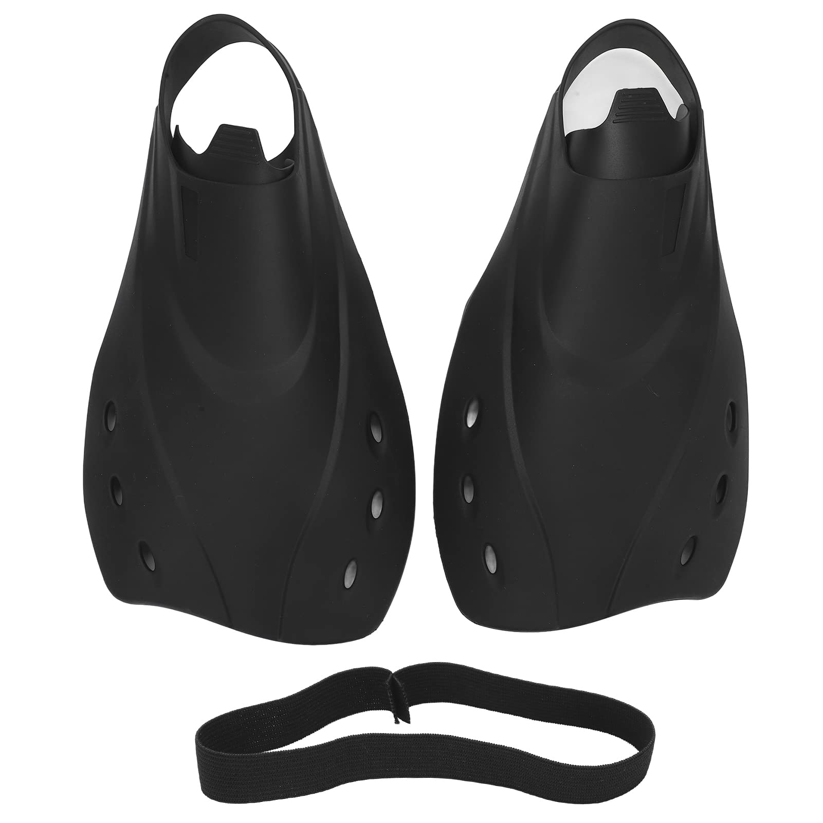 Palmes Courtes, Confortables, réglables, Douceur modérée, entraînement à la Natation, Palmes Courtes, Bords Plus Lisses pour la Natation, la plongée, la plongée en apnée
