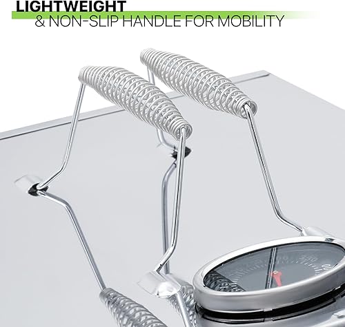 Miniatura 8 de Magshion Horno de pizza de 11 pulgadas para parrilla, horno de pizza superior con cáscara de pizza y piedra, máquina de pizza portátil al aire libre