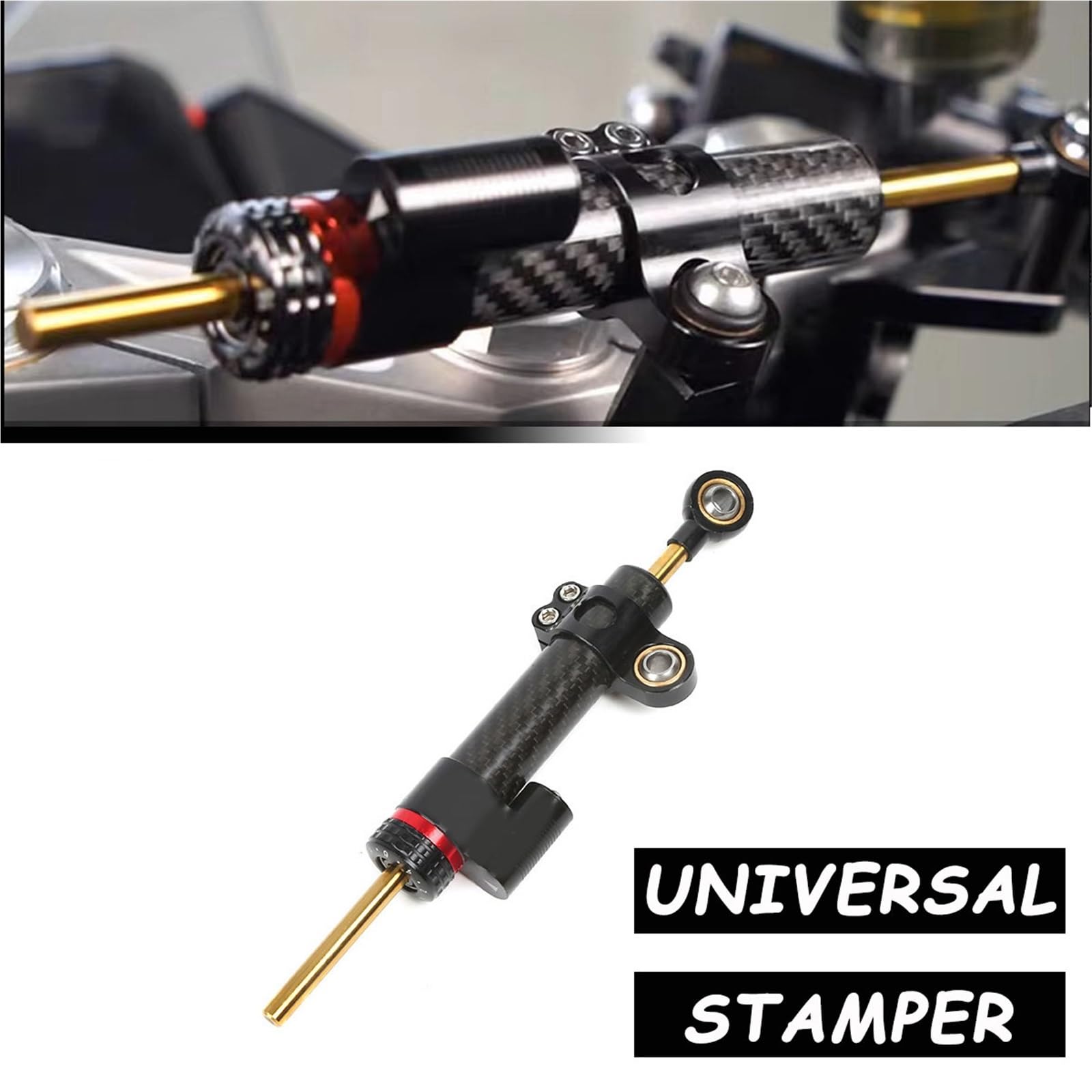 Amortisseur De Stabilisation Direction Universel pour Moto, 255mm, pour BMW