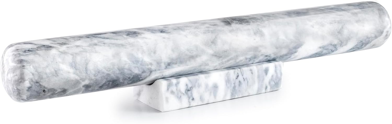 IBILI Rolling Pin White Marble 35 x 4.5 cm