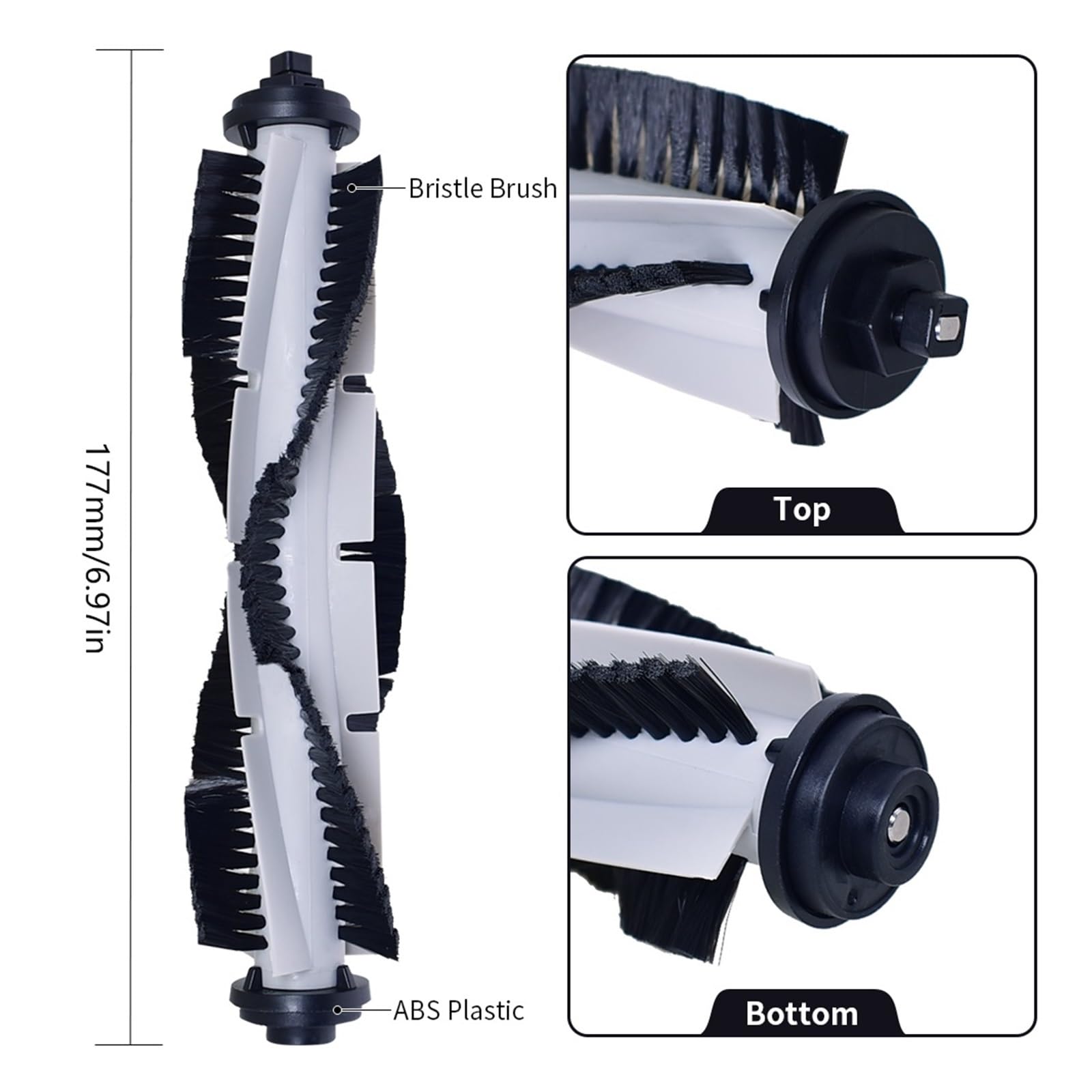 Kompatibel For Bissell, 3115, EV675 Roboter-Staubsauger, Ersatz-Ersatzteil, Hauptseitenbürste, Mopplappen(S)