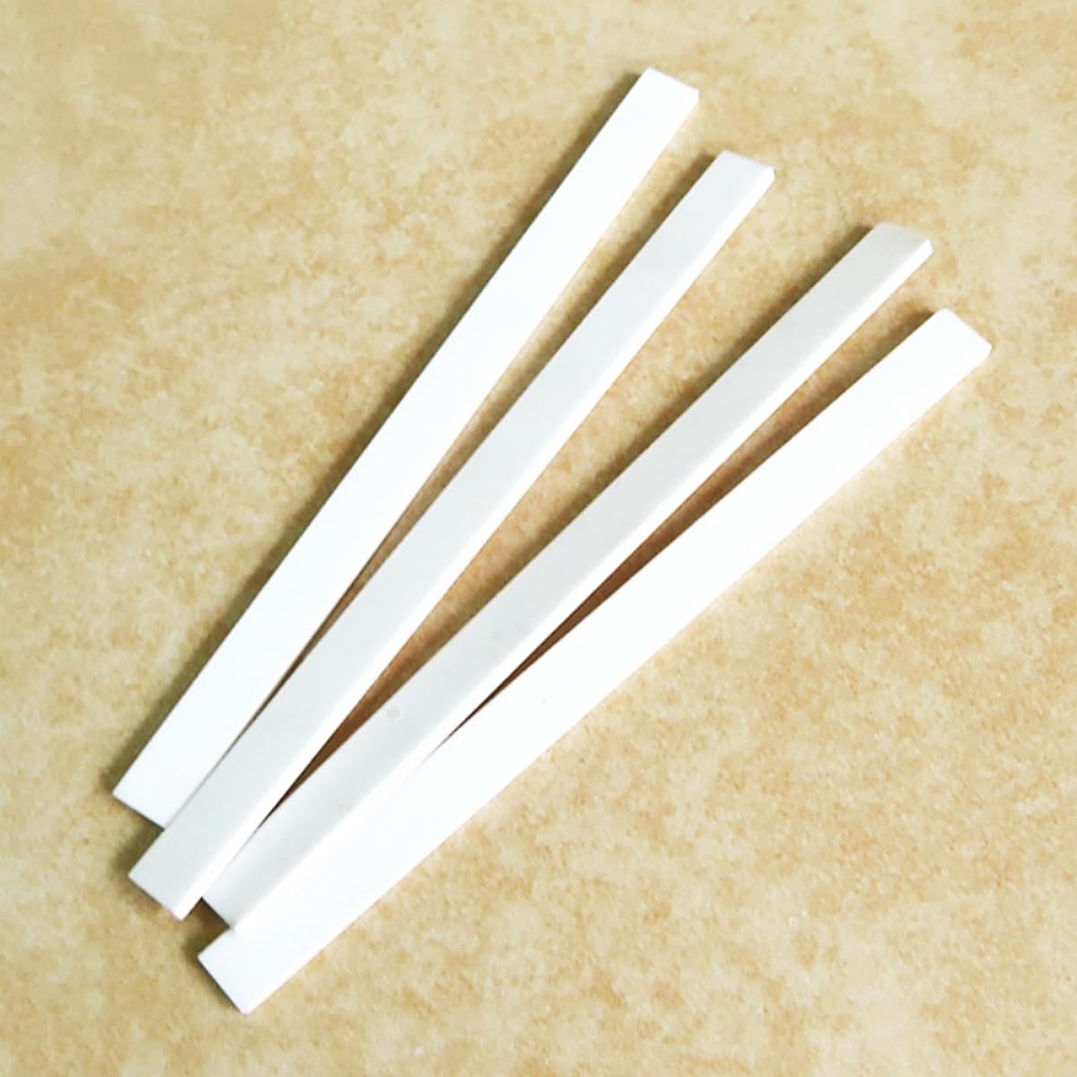 10 szt. Prostokątnych arkuszy ceramicznych z tlenku glinu - ceramika izolacyjna przewodząca ciepło do badań naukowych(20x50x1mm)