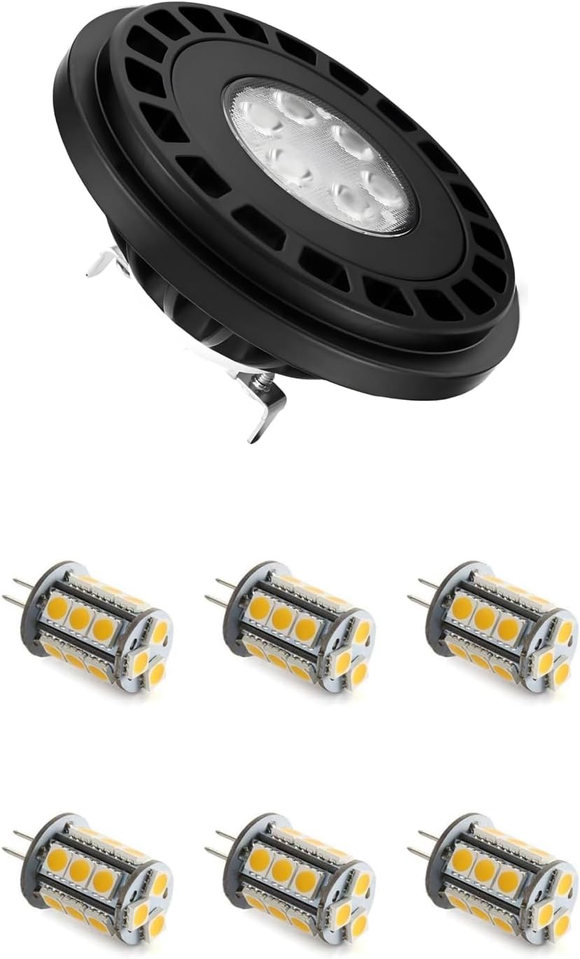 PAR36 LED Landscape Light Bulb 10W Warm White and T3 G4 Bi-pin LED Light Bulb