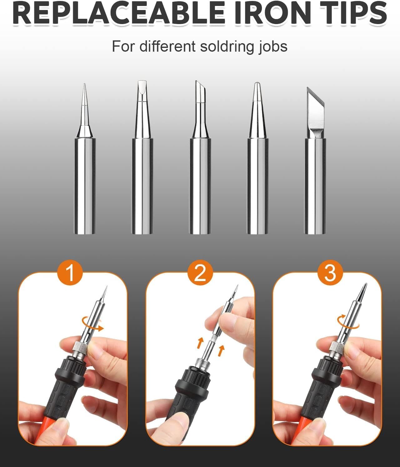Vastar Soldering Iron Station - Anti-Static Kit, On-Off Switch ...