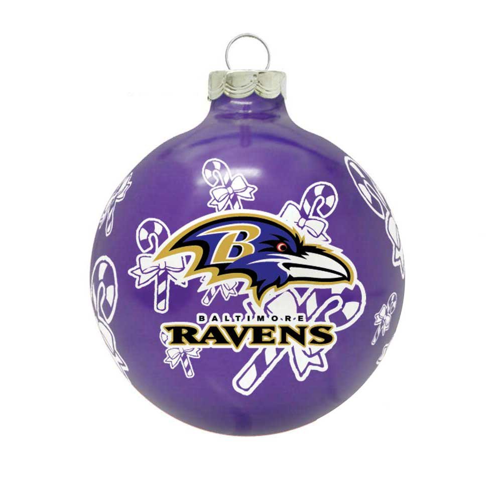 Ornement de Noël Baltimore Ravens décoration sapin ronde