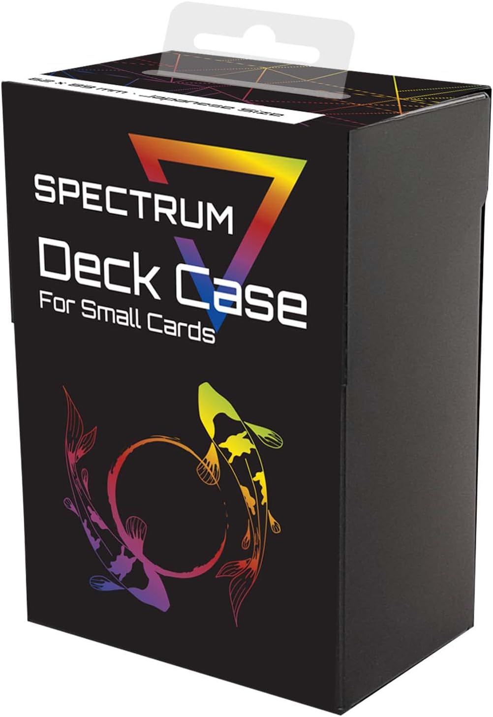 BCW Japanese Small Card Deck Case | Deck Case MTG Holds 80 Sleeved Small Gaming Cards | Matte Black | Includes Two Matching Card Dividers | Acid-Free | Archival Safe | No PVC (Black)